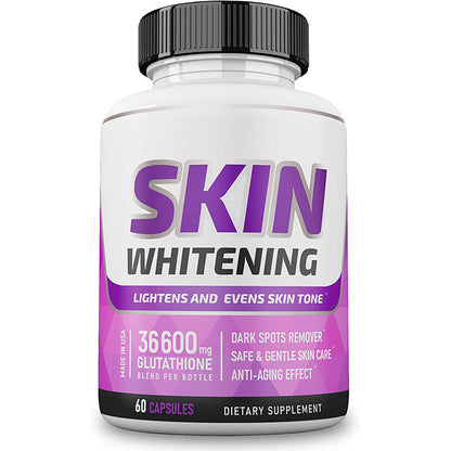 Glutathione Whitening Pills Skin Lightening Pills - Skin Whitening Formula - Glutathione Whitening Skin Pills with Vitamin C - Skin Lightener - Dark Spot Remover