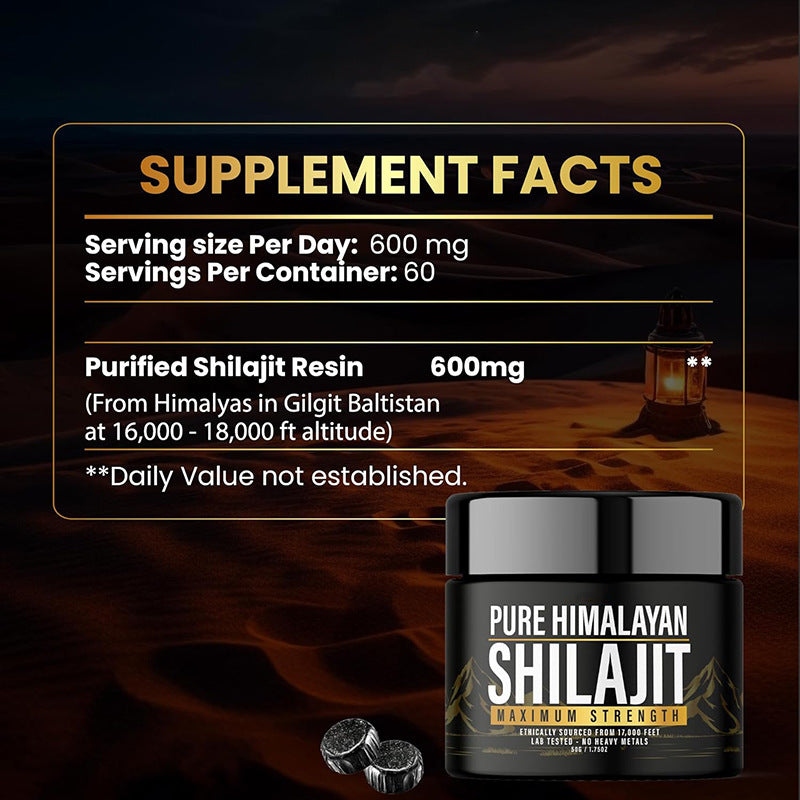 SHILAJIT 60 Days Sun Dried Organic Most Potent Premium Resin | Lab Tested for Safety | Natural Source of Fulvic Acid +86% & Humic Acid +10%